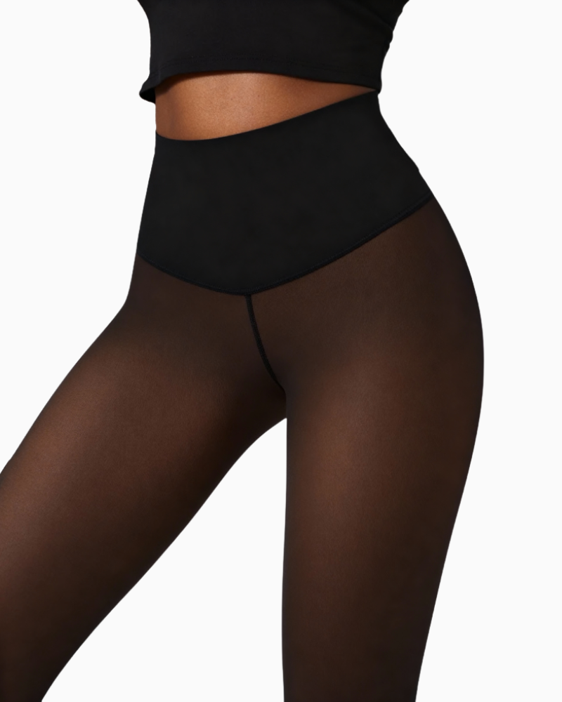 Translucent Fleece Lined Tights