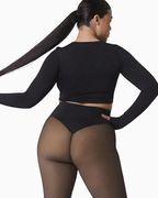 Translucent Fleece Lined Tights