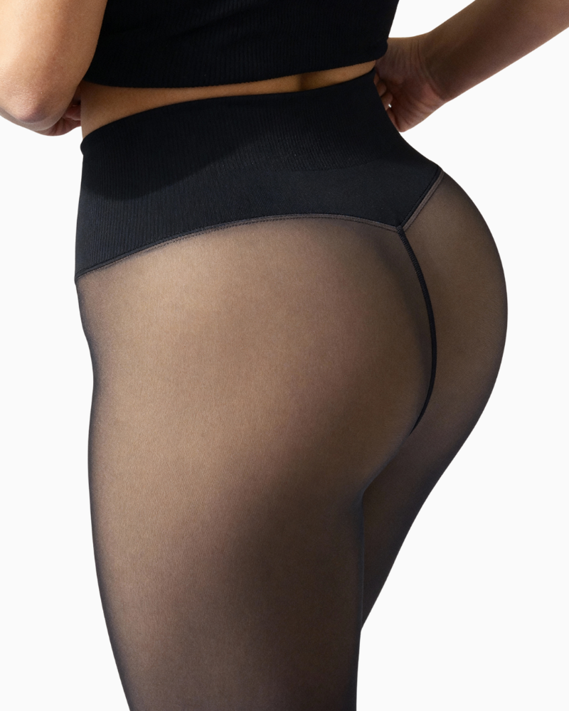 Translucent Fleece Lined Leggings