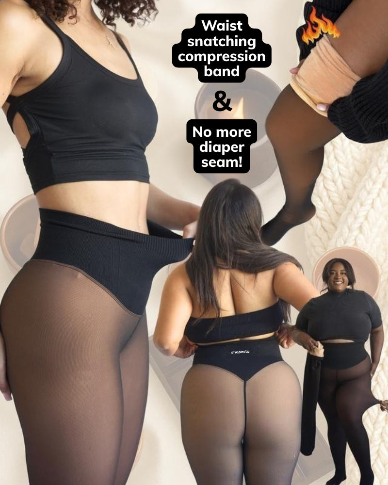 Translucent Fleece Lined Leggings